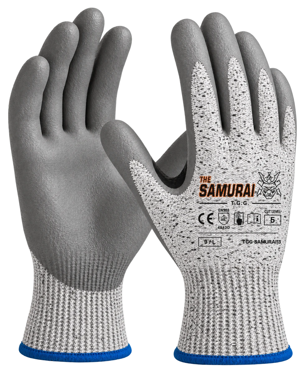 The Samurai 13 work glove — palm and back